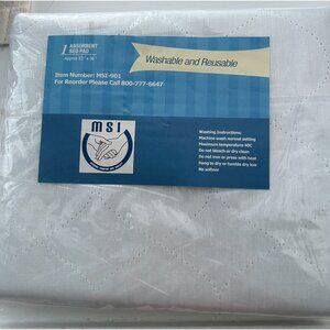 NEW MSI-901 Absorbent Bed Pad Washable And Reusable 32"×36"